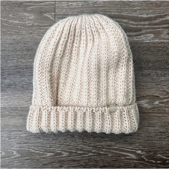 Apana Cream Knit Beanie - Picture 2 of 7